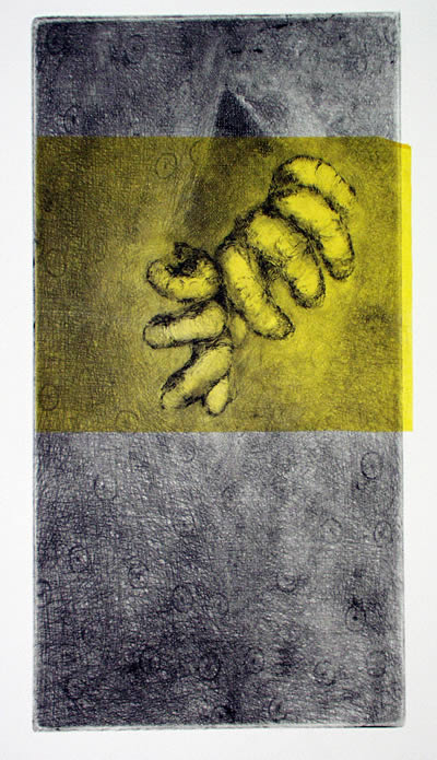 tav. IV / cap. lV - monotipo, incisione calcografica e collage